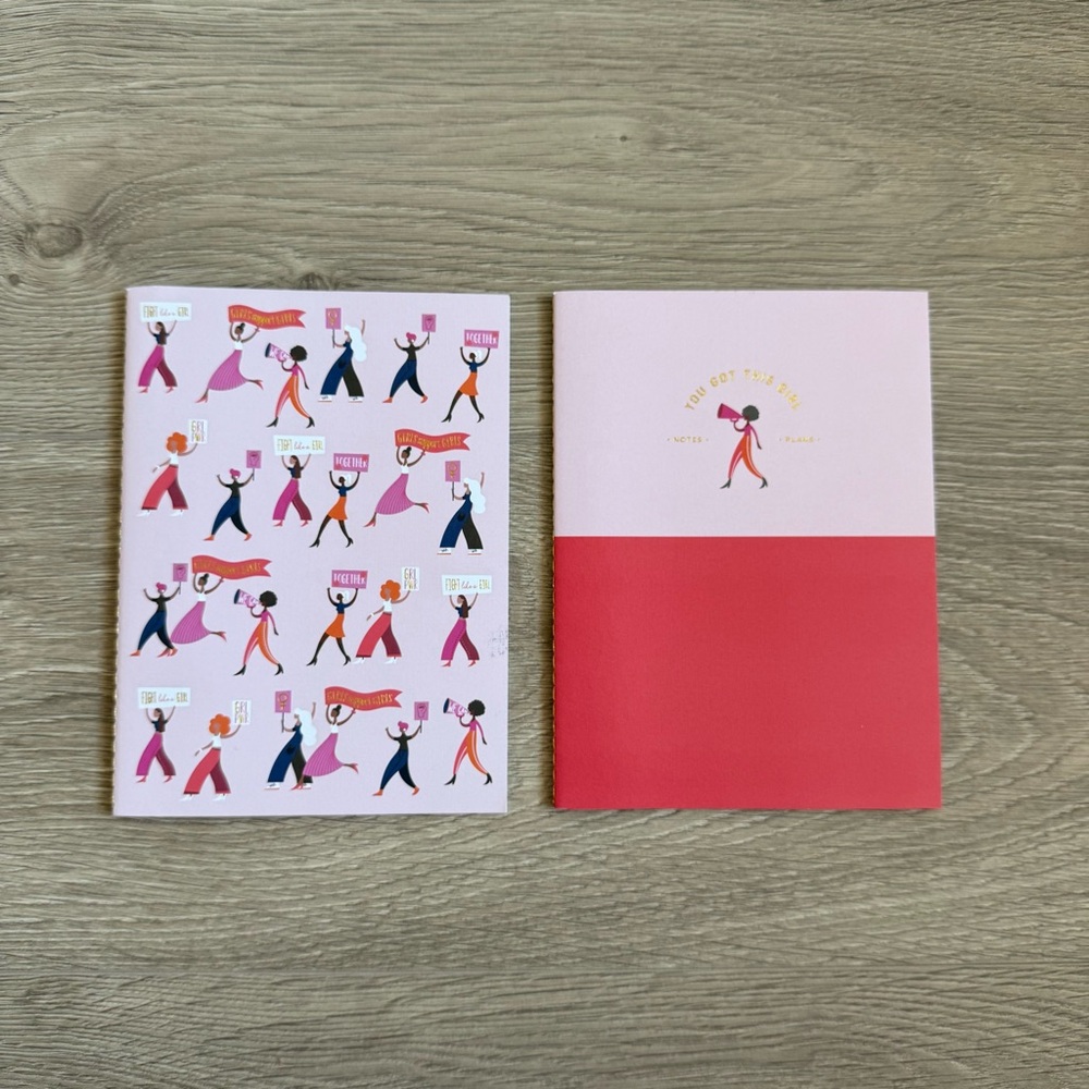 🆕 Set of 2 Women Empowerment Lined Journal Notebooks